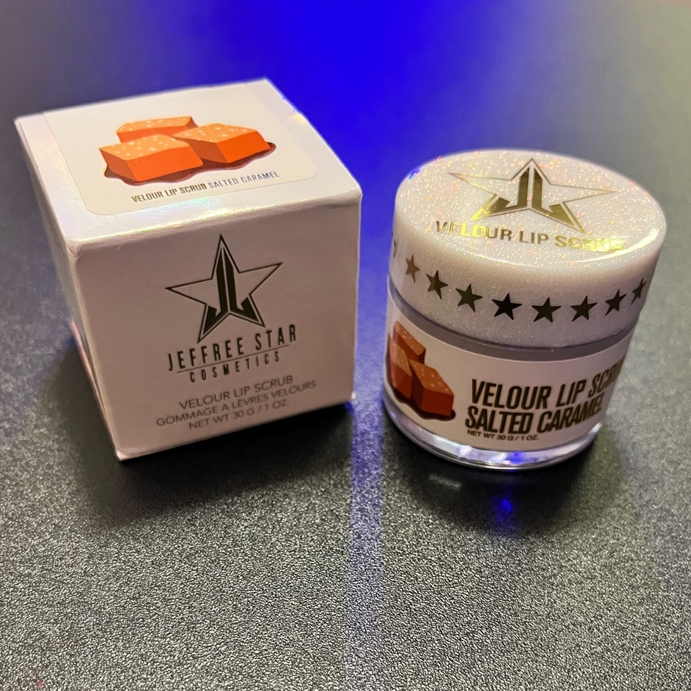 Jeffree Star | ‘Salted Caramel’ Velour Lip Scrub | NiB LE tasty lip therapy - Picture 7 of 15